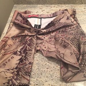 Black Milk LOTR Middle Earth Map Leggings